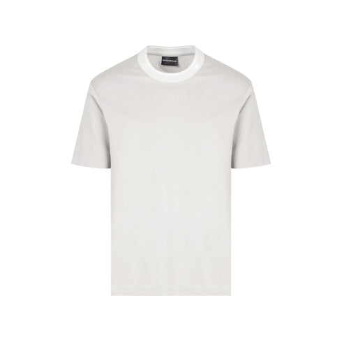 Emporio Armani T-shirt T-shirt Uomo collo in maglia rigato S P25 - EMPORIO ARMANIEM000853AF12926 - U8033 - S - Francavilla Moda
